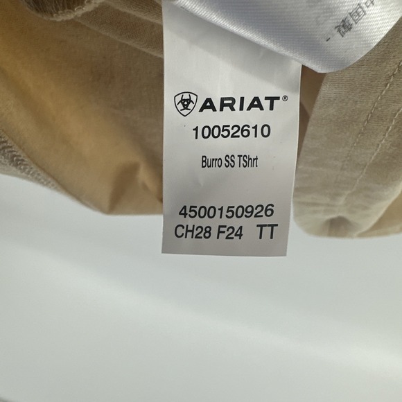 Ariat Women's NWT  Boyfriend Fit Tee L Burro Country Work Soft Comfy - Picture 7 of 9